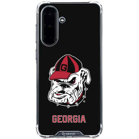 University of Georgia Bulldogs Mascot Galaxy A36 5G Clear Case