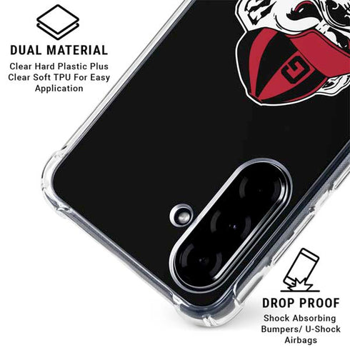 University of Georgia Bulldogs Mascot Galaxy A36 5G Clear Case