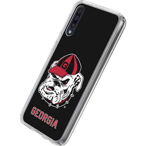 University of Georgia Bulldogs Mascot Galaxy A50 Clear Case