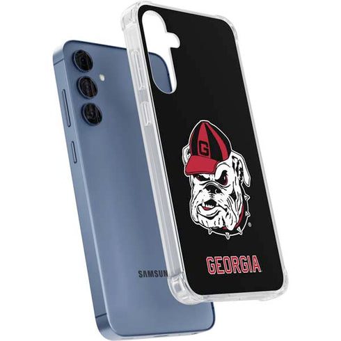 University of Georgia Bulldogs Mascot Galaxy A55 5G Clear Case