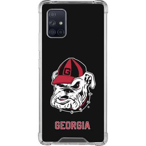 University of Georgia Bulldogs Mascot Galaxy A71 5G Clear Case