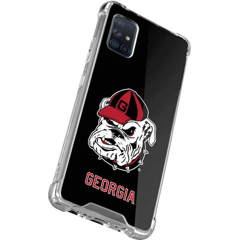 University of Georgia Bulldogs Mascot Galaxy A71 5G Clear Case
