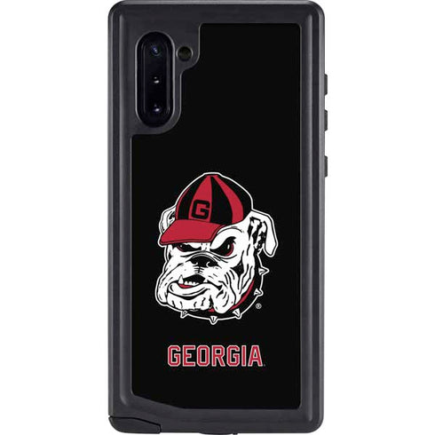 University of Georgia Bulldogs Mascot Galaxy Note 10 Waterproof Case
