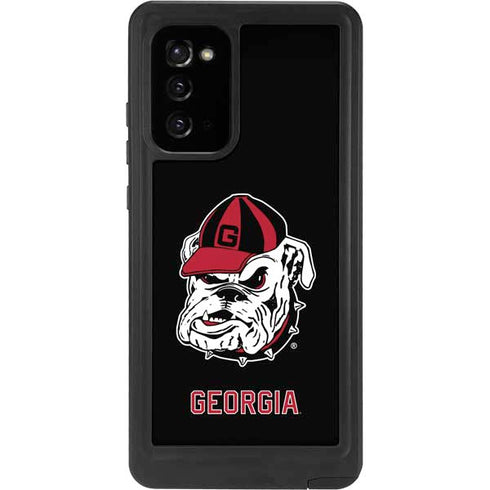 University of Georgia Bulldogs Mascot Galaxy Note20 5G Waterproof Case