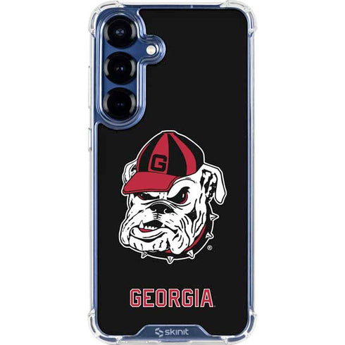 University of Georgia Bulldogs Mascot Galaxy S25 FE Clear Case