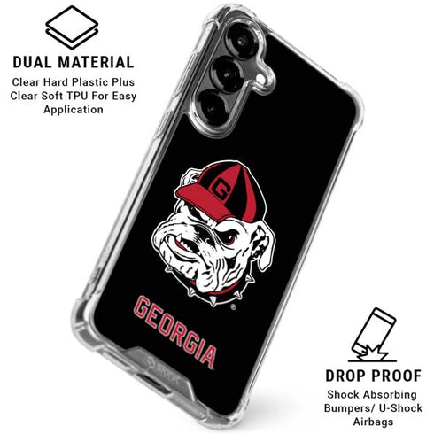 University of Georgia Bulldogs Mascot Galaxy S26 Clear Case