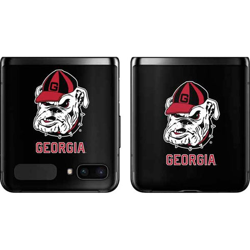 University of Georgia Bulldogs Mascot Galaxy Z Flip Skin