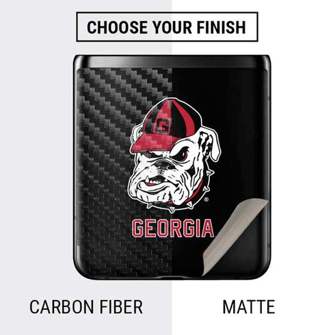University of Georgia Bulldogs Mascot Galaxy Z Flip Skin