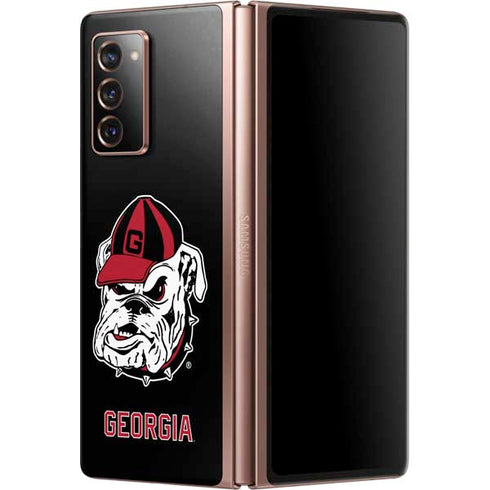 University of Georgia Bulldogs Mascot Galaxy Z Fold2 5G Skin