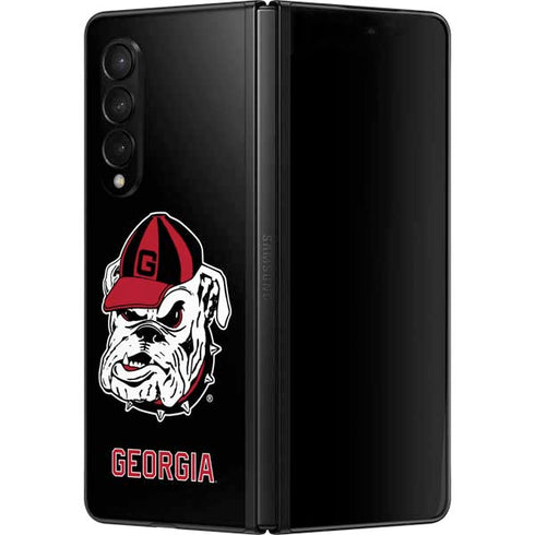 University of Georgia Bulldogs Mascot Galaxy Z Fold3 5G Skin