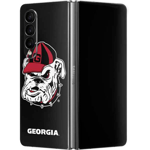 University of Georgia Bulldogs Mascot Galaxy Z Fold4 5G Skin