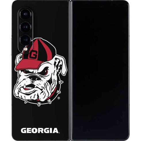 University of Georgia Bulldogs Mascot Galaxy Z Fold4 5G Skin