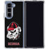 University of Georgia Bulldogs Mascot Galaxy Z Fold5 5G Clear Case