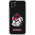 University of Georgia Bulldogs Mascot iPhone 11 Pro Clear Case