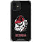 University of Georgia Bulldogs Mascot iPhone 12 Clear Case