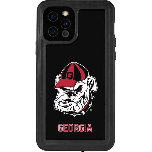 University of Georgia Bulldogs Mascot iPhone 12 Pro Waterproof Case