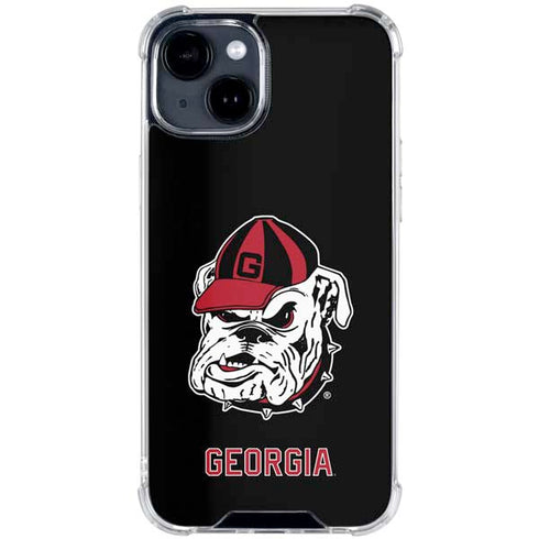 University of Georgia Bulldogs Mascot iPhone 15 Clear Case