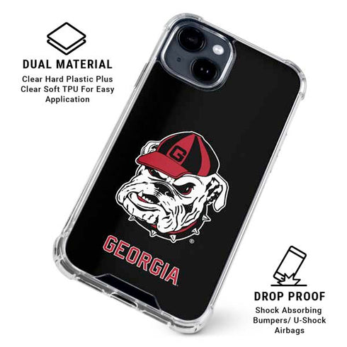 University of Georgia Bulldogs Mascot iPhone 15 Clear Case