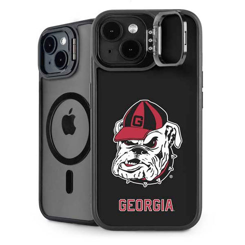 University of Georgia Bulldogs Mascot iPhone 15 Plus Kickstand Case