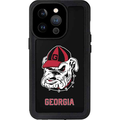 University of Georgia Bulldogs Mascot iPhone 15 Pro Waterproof Case