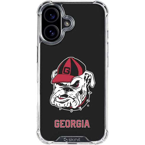 University of Georgia Bulldogs Mascot iPhone 16 Clear Case