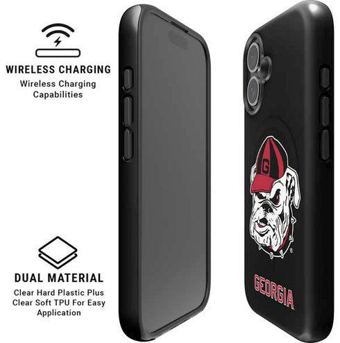 University of Georgia Bulldogs Mascot iPhone 16 Magsafe Impact Case