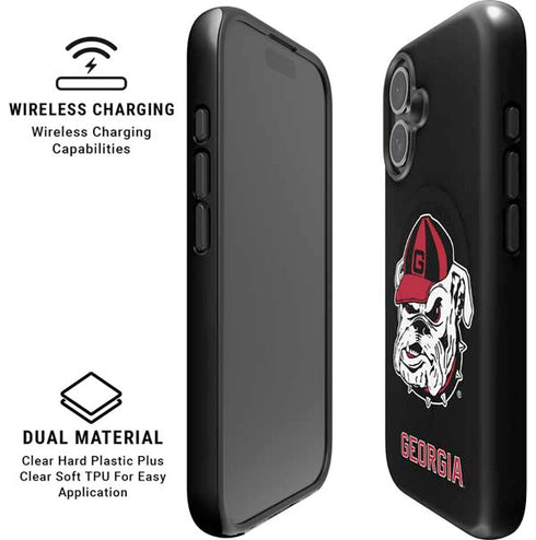 University of Georgia Bulldogs Mascot iPhone 16 Plus Magsafe Impact Case