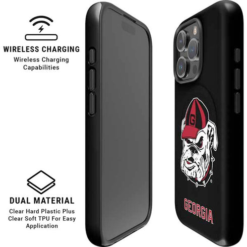 University of Georgia Bulldogs Mascot iPhone 16 Pro Max Magsafe Impact Case