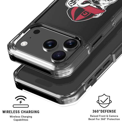 University of Georgia Bulldogs Mascot iPhone 17 Pro Clear Case