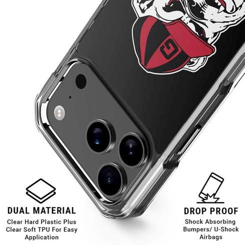 University of Georgia Bulldogs Mascot iPhone 18 Pro Clear Case