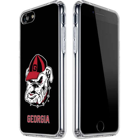 University of Georgia Bulldogs Mascot iPhone SE (2nd & 3rd Gen) Clear Case