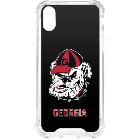 University of Georgia Bulldogs Mascot iPhone XS Clear Case