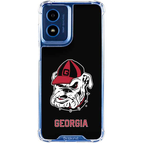 University of Georgia Bulldogs Mascot Moto G 5G (2024) Clear Case