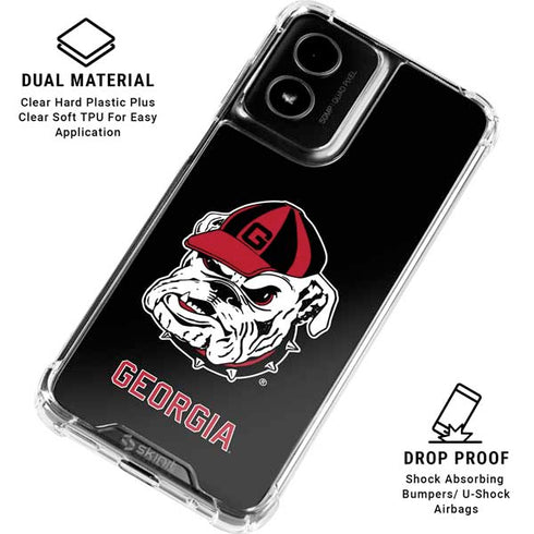 University of Georgia Bulldogs Mascot Moto G Power 5G (2024) Clear Case