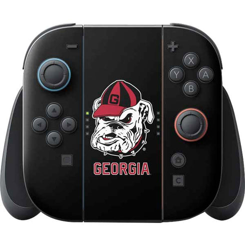 University of Georgia Bulldogs Mascot Nintendo Switch 2 (2025) Joy-Con Controller Skin