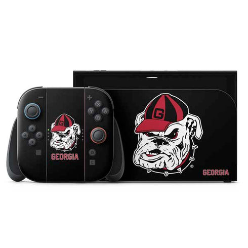 University of Georgia Bulldogs Mascot Nintendo Switch 2 (2025) with Joy-Con Skin