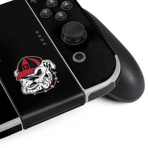 University of Georgia Bulldogs Mascot Nintendo Switch OLED (2021) Skin