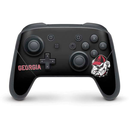 University of Georgia Bulldogs Mascot Nintendo Switch Pro Controller Skin
