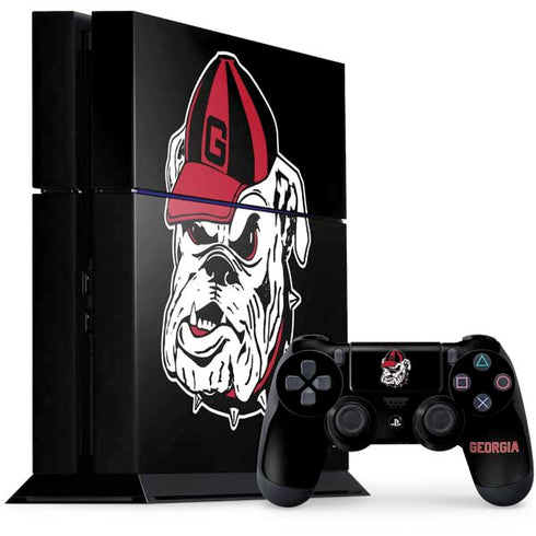 University of Georgia Bulldogs Mascot PS4 Console and Controller Bundle Skin