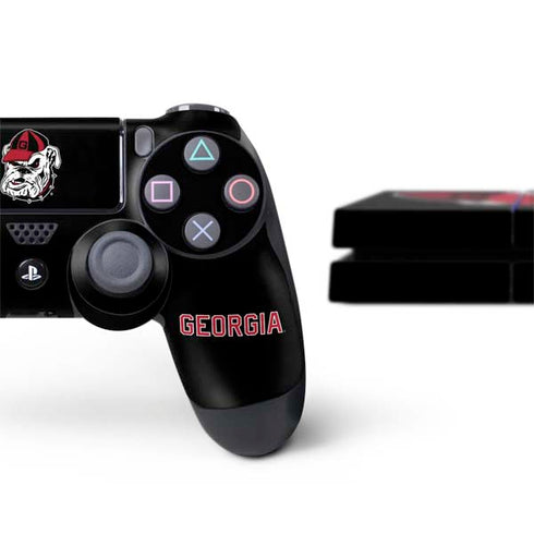 University of Georgia Bulldogs Mascot PS4 Console and Controller Bundle Skin