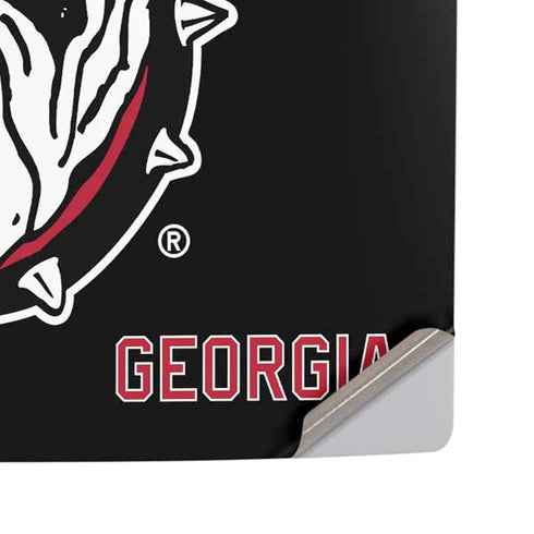 University of Georgia Bulldogs Mascot PS5 Pro Disk Console Skin