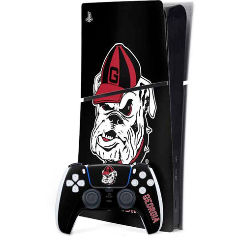 University of Georgia Bulldogs Mascot PS5 Slim Digital Edition Bundle Skin