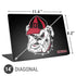 University of Georgia Bulldogs Mascot Universal Laptop 14in (11.4 x 8.2in) Skin