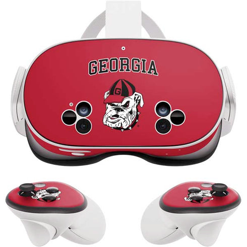 University of Georgia Bulldogs Logo Meta Quest 3S Skin