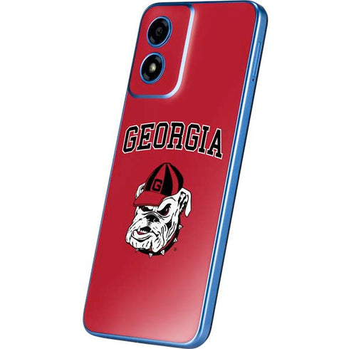 University of Georgia Bulldogs Logo Moto G Play 4G (2024) Skin