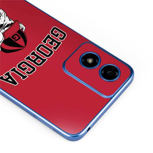 University of Georgia Bulldogs Logo Moto G Play 4G (2024) Skin