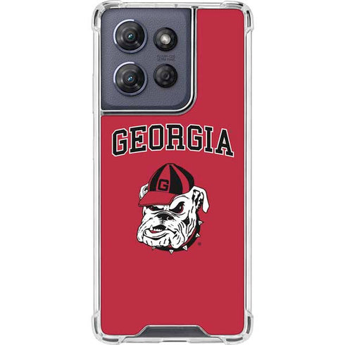 University of Georgia Bulldogs Logo Moto G Play 5G (2025) Clear Case