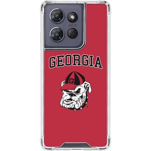 University of Georgia Bulldogs Logo Moto G Power 5G (2025) Clear Case
