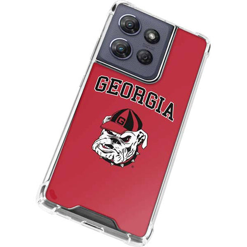 University of Georgia Bulldogs Logo Moto G Power 5G (2025) Clear Case