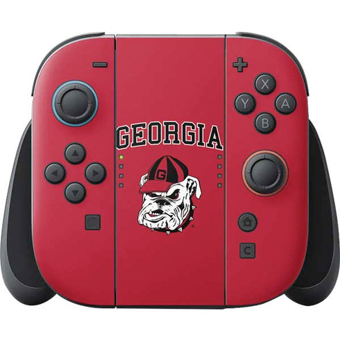 University of Georgia Bulldogs Logo Nintendo Switch 2 (2025) Joy-Con Controller Skin
